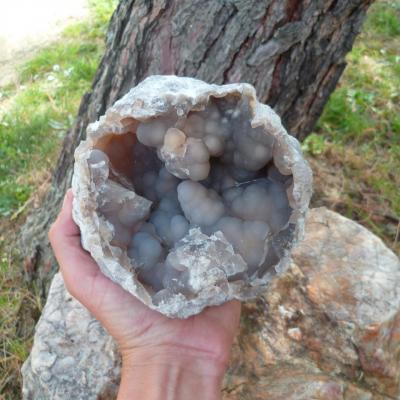 Geode Calcédoine